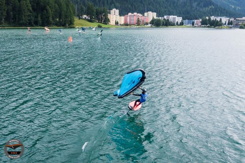 Riccardo Marca - GWA Wingfoil Race European Championship 2021, Day 1 photo copyright Laci Kobulsky taken at  and featuring the Wing Foil class