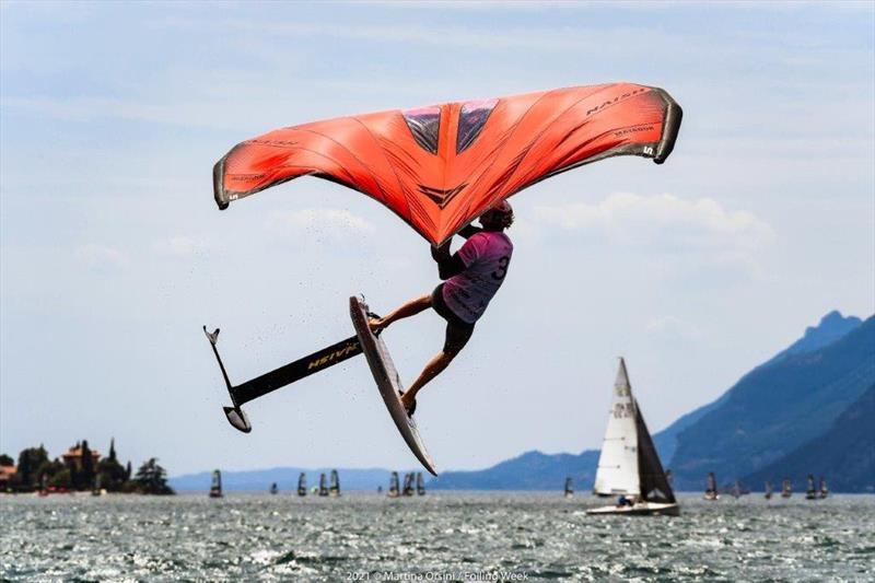 2021 Foiling Week photo copyright Martina Orsini / Foiling Week taken at Fraglia Vela Malcesine and featuring the Wing Foil class