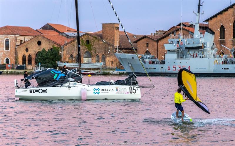 Marina Militare Nastro Rosa Tour: Closing in Venice photo copyright MMNRT / M. Melandri taken at  and featuring the Wing Foil class