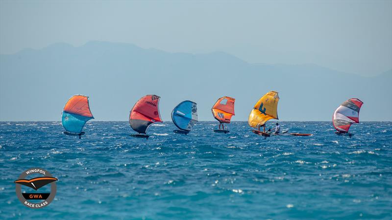 GWA Wingfoil Race Class European Championships final day photo copyright John Markantonis / Andromedas Sfakianou taken at  and featuring the Wing Foil class