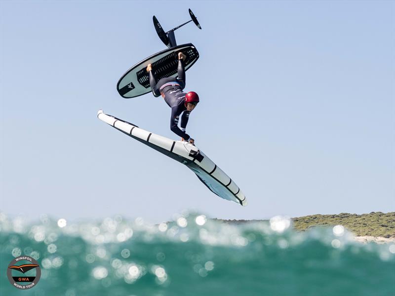 GWA Wingfoil World Cup Tarifa 2022 final day photo copyright Samuel Cardenas taken at  and featuring the Wing Foil class