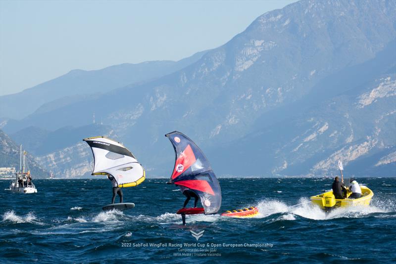 SabFoil 2022 WingFoil Racing World Cup & Open Europeans - Day 1 - photo © IWSA Media / Tristano Vacondio