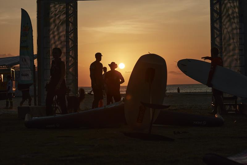 Sunset in paradise - photo © IWSA Media / Jeri Wingfoil Cup