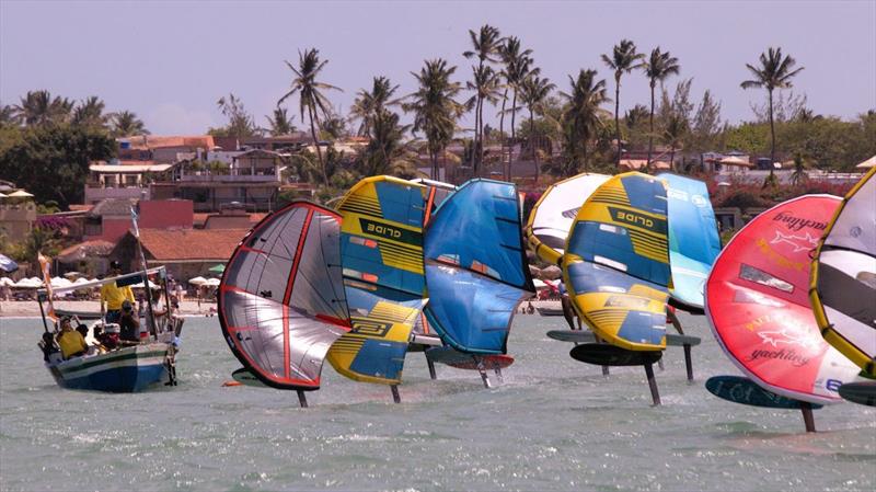 Tight racing in Gold Fleet - 2022 Wingfoil Racing World Cup Jericoacoara - photo © IWSA / Jeri Wingfoil Cup