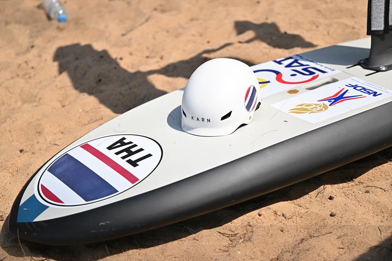 Thailand is ready for the ANOC World Beach Games - WingFoil Racing Asian Championships 2023, day 1 photo copyright IWSA / Techawat Songsuairoop taken at  and featuring the Wing Foil class