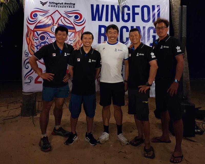 Hong Kong had a strong team at the event - 2023 WingFoil Racing Asian Championships photo copyright IWSA / Techawat Songsuairoop taken at  and featuring the Wing Foil class