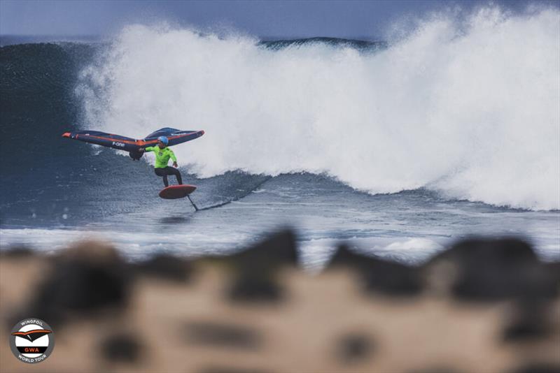 Hendrick Lopes - GWA Wingfoil World Cup Cape Verde 2023 photo copyright Lukas K Stiller taken at  and featuring the Wing Foil class