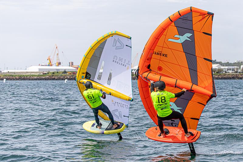 GWA Wingfoil European Championships, day 1 photo copyright Christian Guzman taken at  and featuring the Wing Foil class