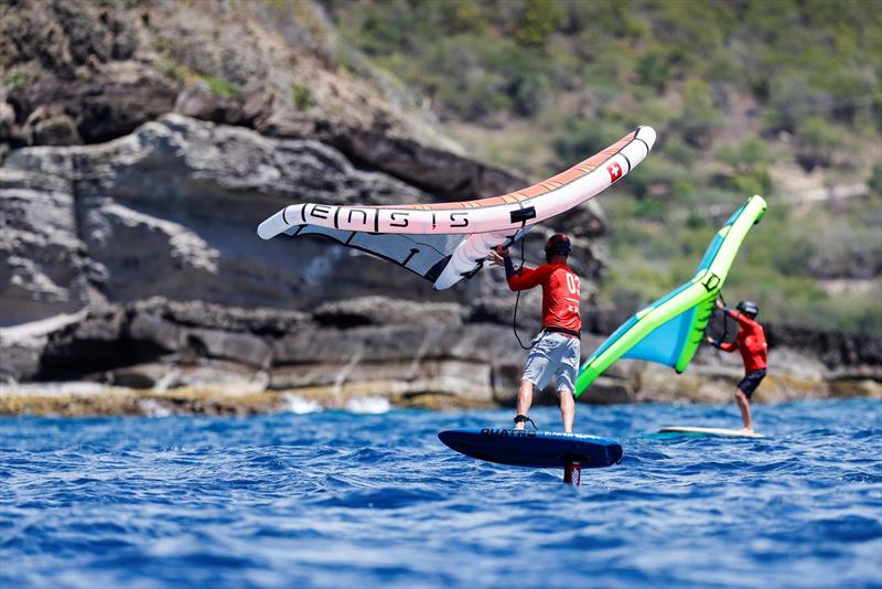 2023 Antigua Wingfoil Championship, day 3 photo copyright Paul Wyeth taken at  and featuring the Wing Foil class