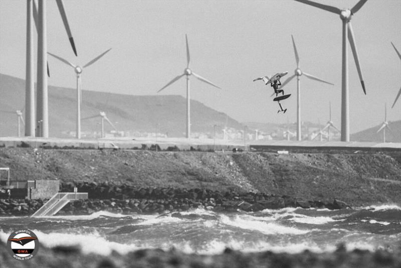 Luca Vuillermet - 2023 GWA Wingfoil World Cup Gran Canaria - final day photo copyright Lukas K Stiller taken at  and featuring the Wing Foil class