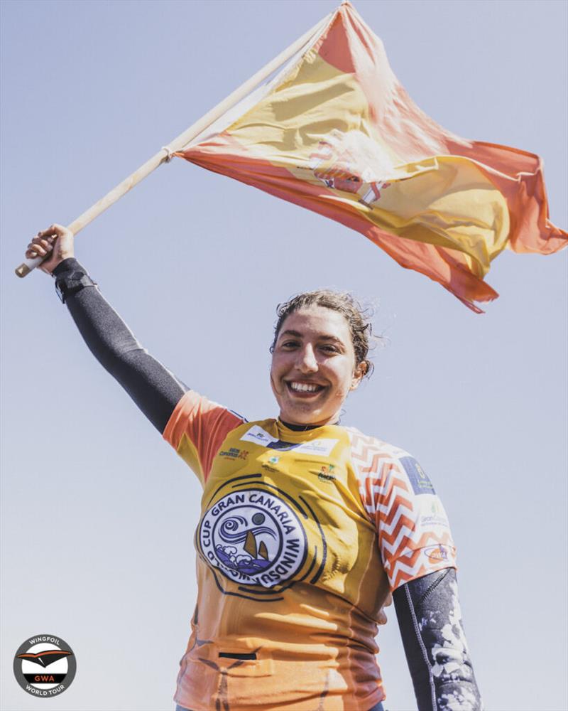Nia Suardiaz - 2023 GWA Wingfoil World Cup Gran Canaria day 6 - photo © Lukas K Stiller