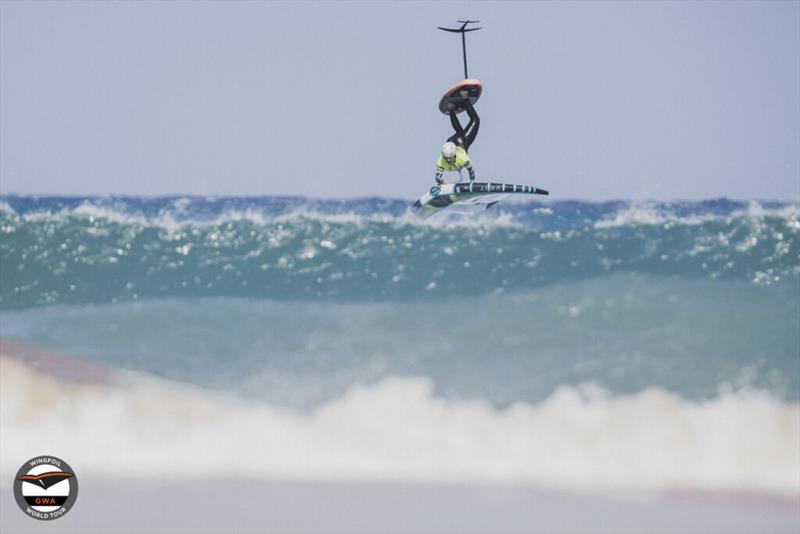 Nia Suardiaz - 2023 GWA Wingfoil World Cup Fuerteventura, Day 1 - photo © Lukas K Stiller