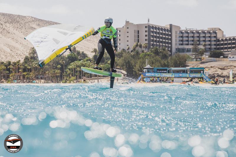 Nia Suardiaz - 2023 GWA Wingfoil World Cup Fuerteventura - Day 3 - photo © Lukas K Stiller