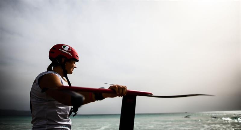 Maddalena Spanu remains unbeaten in the women's competition photo copyright IWSA media / Robert Hajduk taken at  and featuring the Wing Foil class