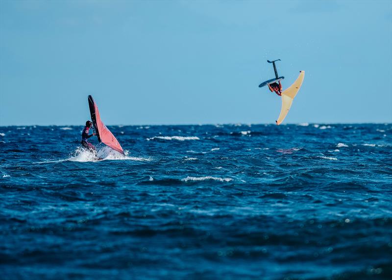 Ancor Sosa (ESP) also dominated GWA Wingfoil Surf-Freestyle - Gran Canaria Air Battle 2023 photo copyright Gran Canaria Air Battle taken at  and featuring the Wing Foil class