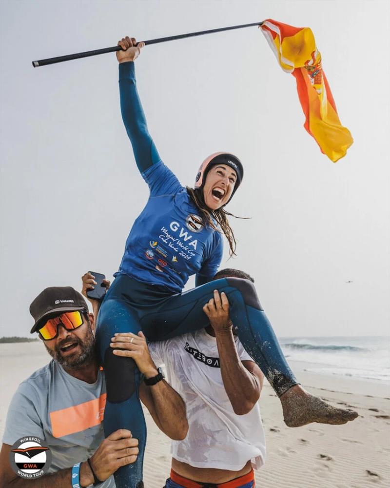 Elena Moreno - GWA Wingfoil World Cup Cape Verde 2024 photo copyright Lukas K Stiller taken at  and featuring the Wing Foil class