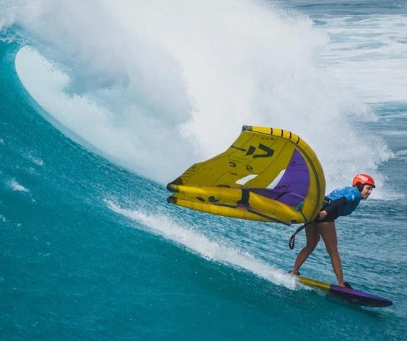 Nia Suardiaz - GWA Wingfoil World Cup Cape Verde 2024 photo copyright Lukas K Stiller taken at  and featuring the Wing Foil class