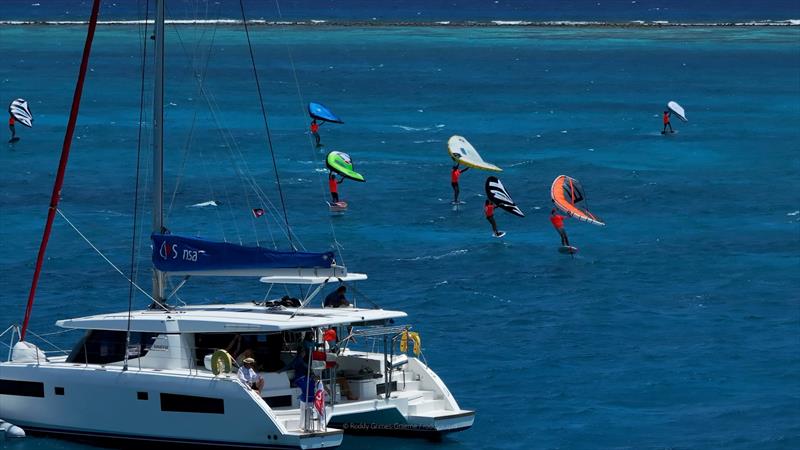 Antigua Wingfoil Championship Race Day 1 photo copyright Roddy Grimes-Greame taken at Antigua Yacht Club and featuring the Wing Foil class