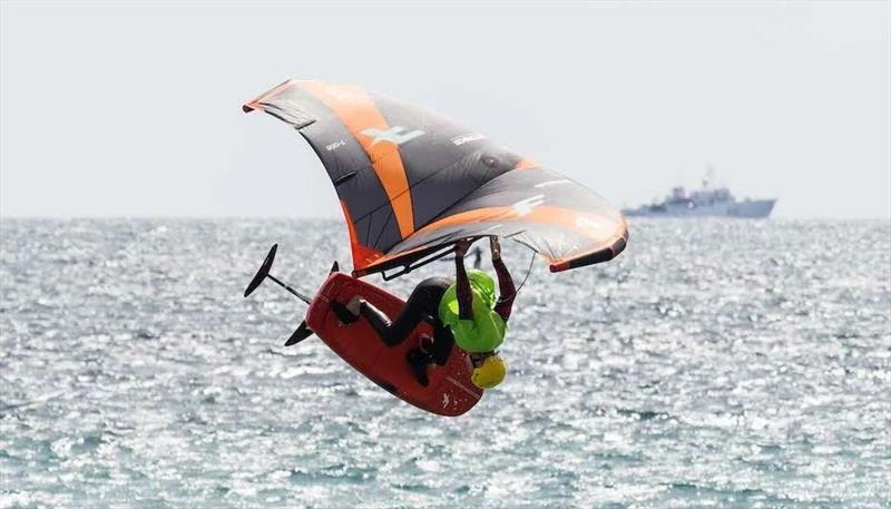 Chris MacDonald - GWA Wingfoil World Cup Spain 2024 photo copyright Samuel Cardenas taken at  and featuring the Wing Foil class