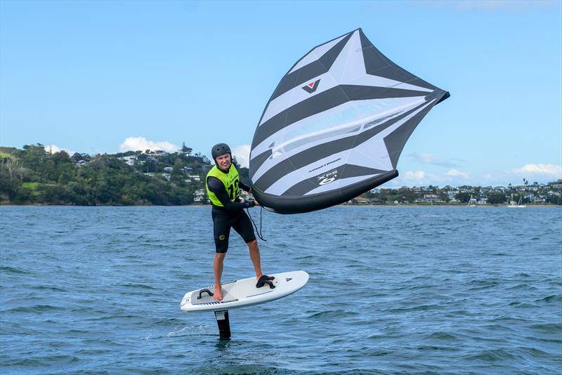 Hugo Wigglesworth - Predictwind 2024 NZ Wingfoil Championships - May 2024 - Manly SC photo copyright Sam Thom/Wingfoil NZ taken at Manly Sailing Club and featuring the Wing Foil class