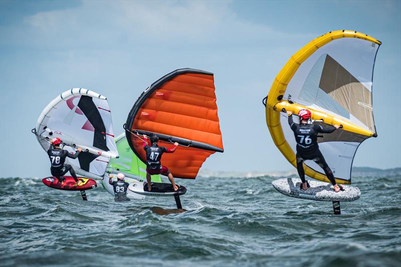 2024 WingFoil Racing Marathon Worlds - Flying over the waves to the start - photo © IWSA media