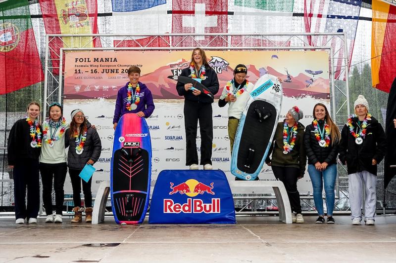 Women's Top 10 - Ensis Engadinwing 2024 Formula Wing Europeans - photo © IWSA Media / Sailing Energy