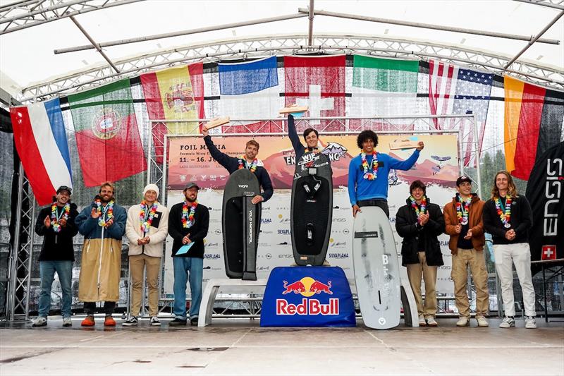 Men's top 10 - Ensis Engadinwing 2024 Formula Wing Europeans photo copyright IWSA Media / Sailing Energy taken at  and featuring the Wing Foil class