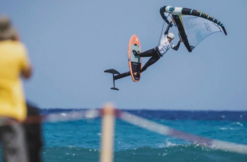 Nia Suardiaz - 2023 GWA Wingfoil World Cup Fuerteventura, day 3 - photo © Lukas K Stiller