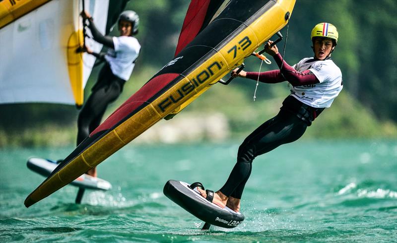 Ensis Engedinwing 2025 WingFoil Racing World Cup Switzerland - Day 1 - photo © IWSA media / Robert Hajduk