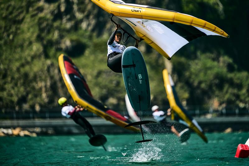 Ensis Engedinwing 2025 WingFoil Racing World Cup Switzerland - Day 1 - photo © IWSA media / Robert Hajduk