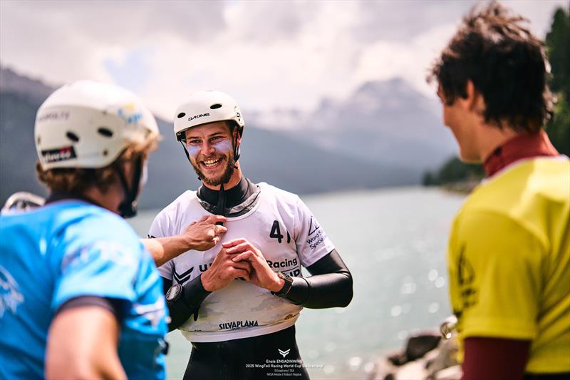 Freddie Strawson [GBR] found his best form in Switzerland - Ensis Engedinwing 2025 WingFoil Racing World Cup Switzerland - photo © IWSA media / Robert Hajduk