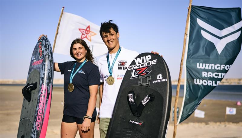 Mathis Ghio [FRA] and Maddalena Spanu [ITA] - photo © IWSA media / Robert Hajduk
