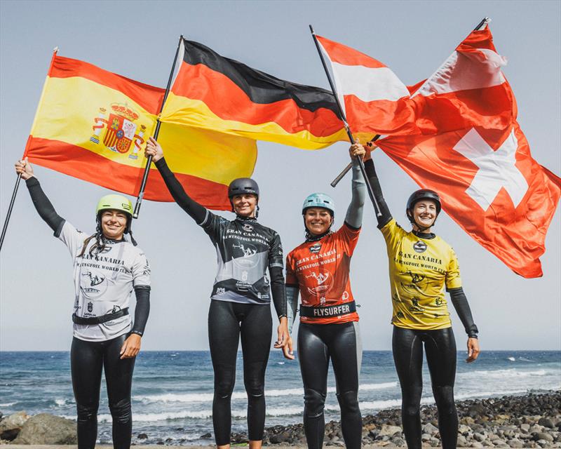 Women's category standings - Gran Canaria GWA Wingfoil World Cup 2025 photo copyright Lukas K Stiller taken at  and featuring the Wing Foil class