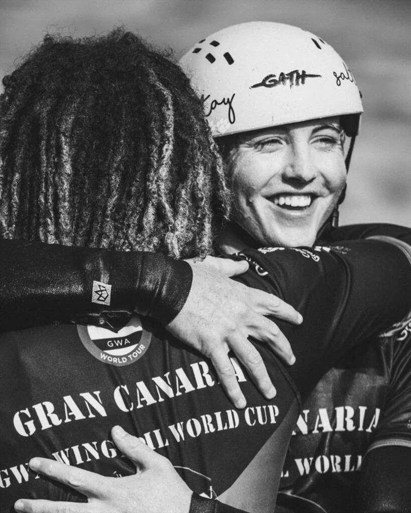 Benjamin Castenskiold and Christopher Macdonald - Day 01 - GWA Wingfoil World Cup Gran Canaria 2025 - photo © Lukas K Stiller