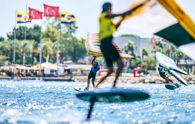 Windy in Istanbul - Audi 2025 WingFoil Racing World Cup Türkiye - Day 3 - photo © IWSA media / Robert Hajduk
