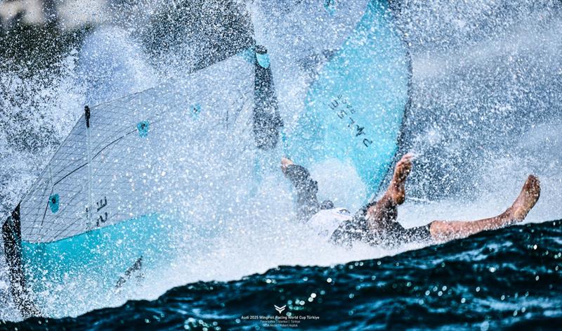 Wipeout - Audi 2025 WingFoil Racing World Cup Türkiye - Day 3 - photo © IWSA media / Robert Hajduk