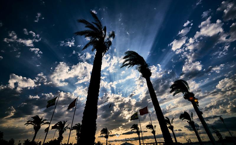 Sunset in Istanbul - Audi 2025 WingFoil Racing World Cup Türkiye fiinal day - photo © IWSA media / Robert Hajduk