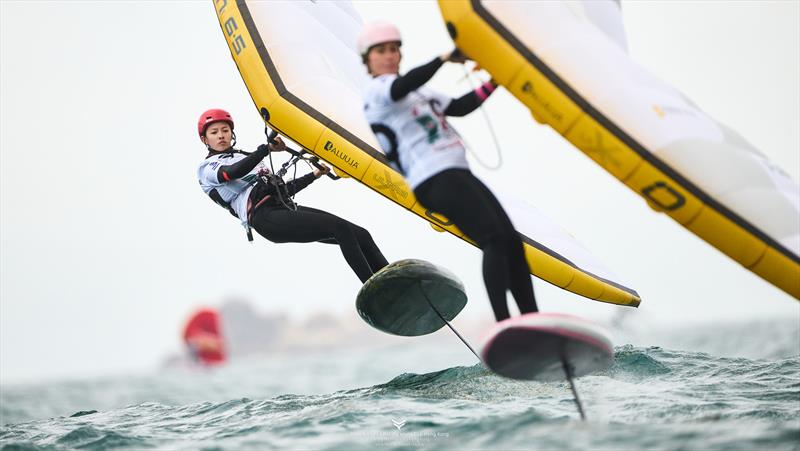 Yana Li of China put in an impressive performance - 2026 WingFoil Racing World Cup Hong Kong - photo © IWSA media / Robert Hajduk