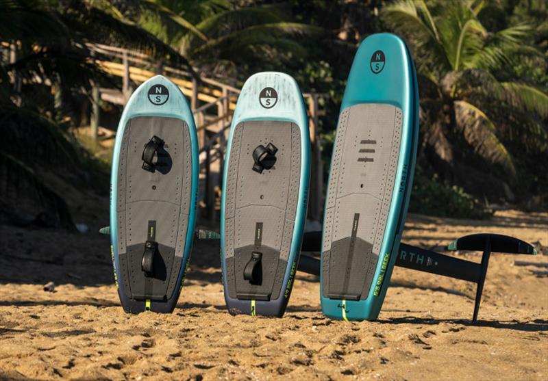 From left to right: Swell Pro, Seek Pro and Seek Foilboards - photo © Samuel Cardenas