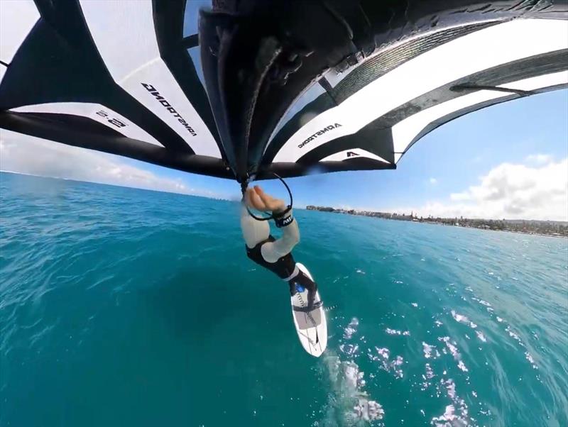 Steve Cockerill wingfoiling - photo © Steve Cockerill