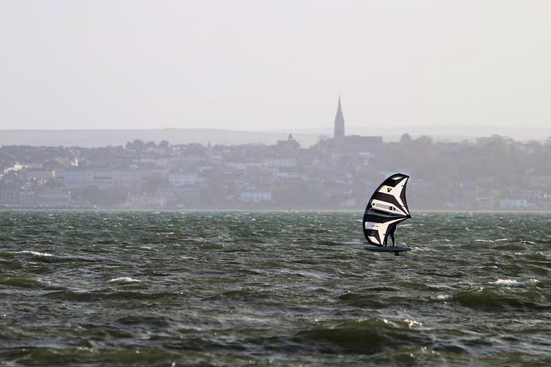 Steve Cockerill wingfoiling - photo © Rooster