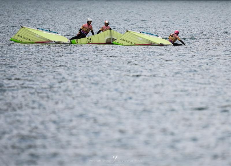 2026 Ensis ENGADINWING WingFoil Racing World Cup Switzerland - Day 1 - photo © IWSA Media / Robert Hajduk