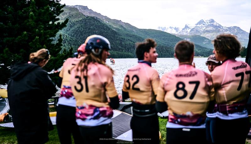 2026 Ensis ENGADINWING WingFoil Racing World Cup Switzerland - Day 1 - photo © IWSA Media / Robert Hajduk