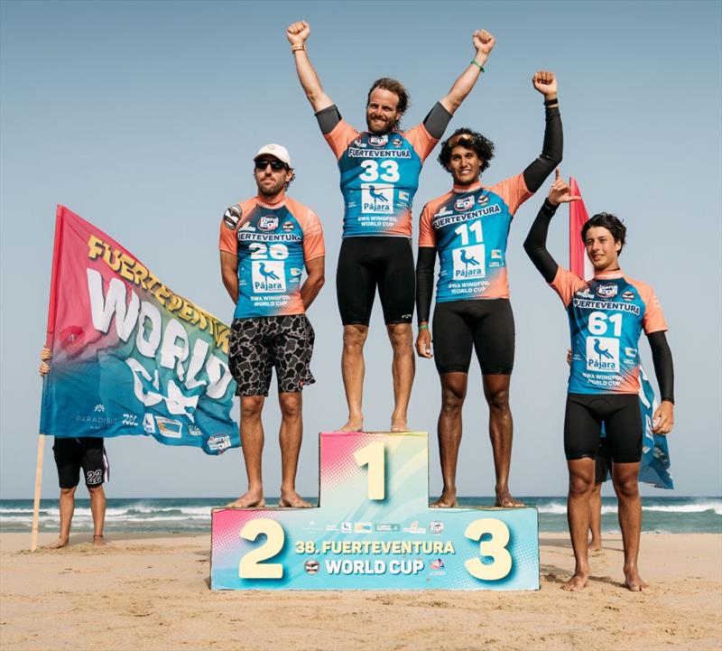 Alessandro Tomassi, Bastien Escofet, Francesco Capuzzo, Sebastiano Zorzi - GWA Wingfoil World Cup Fuerteventura - photo © Samuel Cardenas
