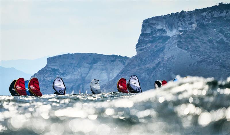 Wingfoil Racing World Cup Sardinia 2026 - Day 4 photo copyright IWSA media / Robert Hajduk taken at  and featuring the Wing Foil class