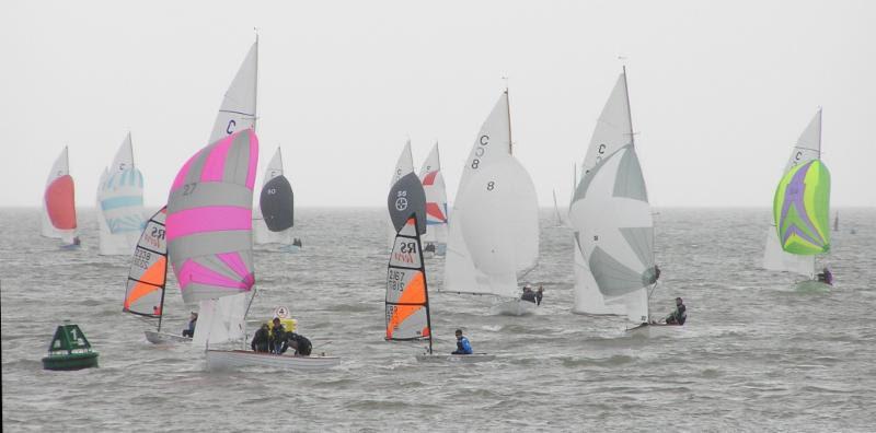 Pyefleet Week 2016 day 3 photo copyright Mandy Bines taken at Brightlingsea Sailing Club and featuring the Wivenhoe One Design class