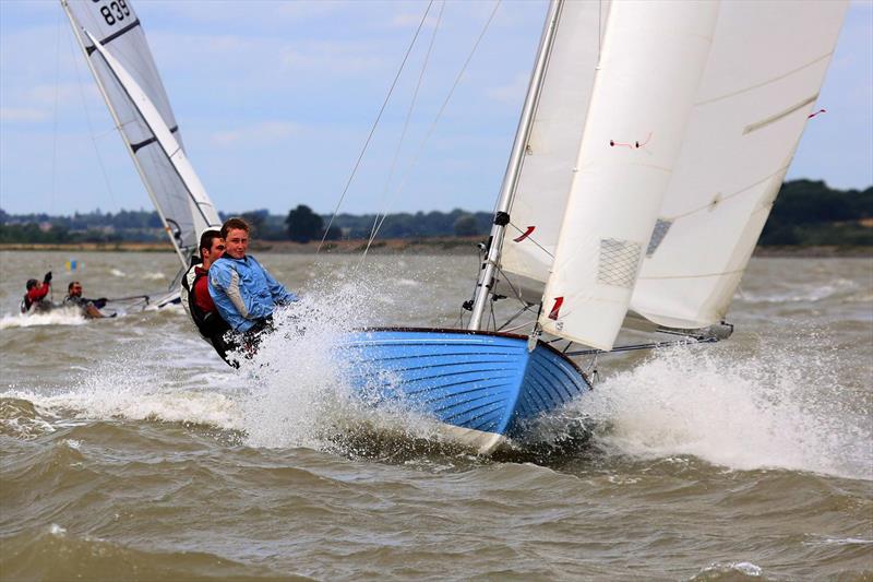 Pyefleet Week 2016 day 4 photo copyright Tim Bees taken at Brightlingsea Sailing Club and featuring the Wivenhoe One Design class