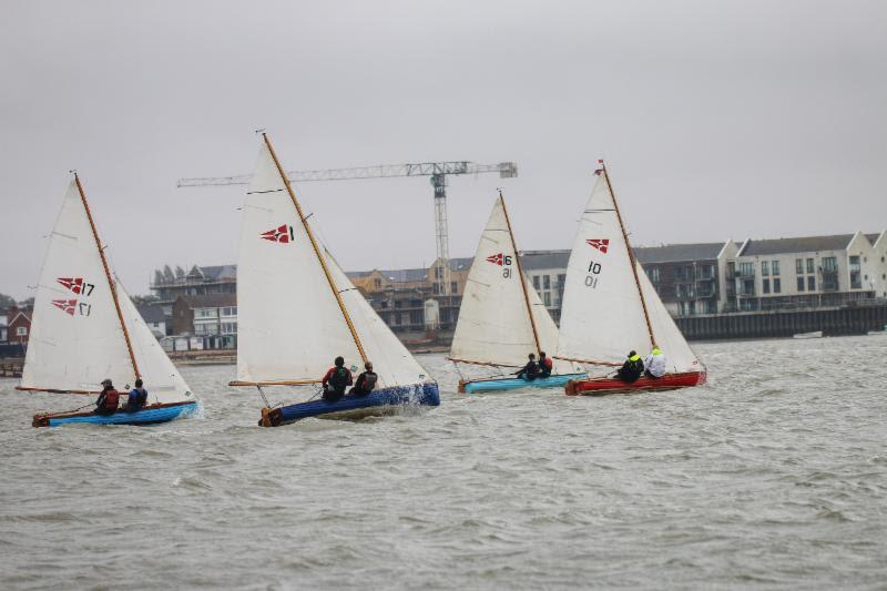 Learning & Skills Solutions Pyefleet Week 2018 - Day 1 photo copyright William Stacey taken at Brightlingsea Sailing Club and featuring the Wivenhoe One Design class