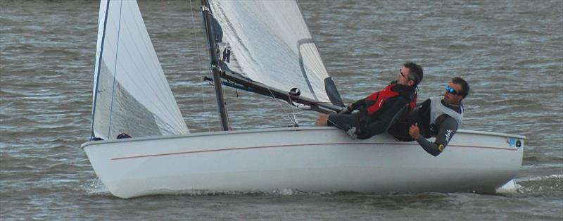 Winners of the Open Fleet competition, Chris W. Ingram (left) and Valentin Nedyalkov of LCSC at the London Regatta 2015 photo copyright Clive Reffell taken at Greenwich Yacht Club and featuring the X1 class