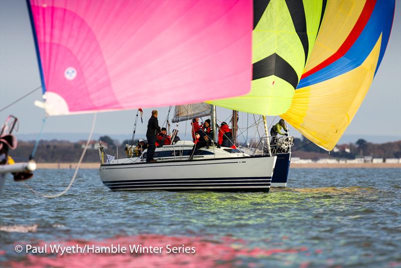 La Nef IV - HYS Hamble Winter Series week 6 photo copyright Paul Wyeth / www.pwpictures.com taken at Hamble River Sailing Club and featuring the X-332 class